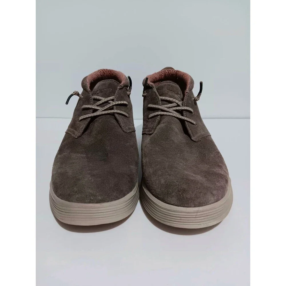 Hey Dude Jo Casual Shoes Suede Brown Men's Sz 10 ( Read...